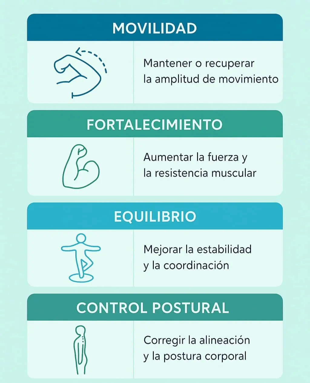 objetivos de una sesión de fisioterapia