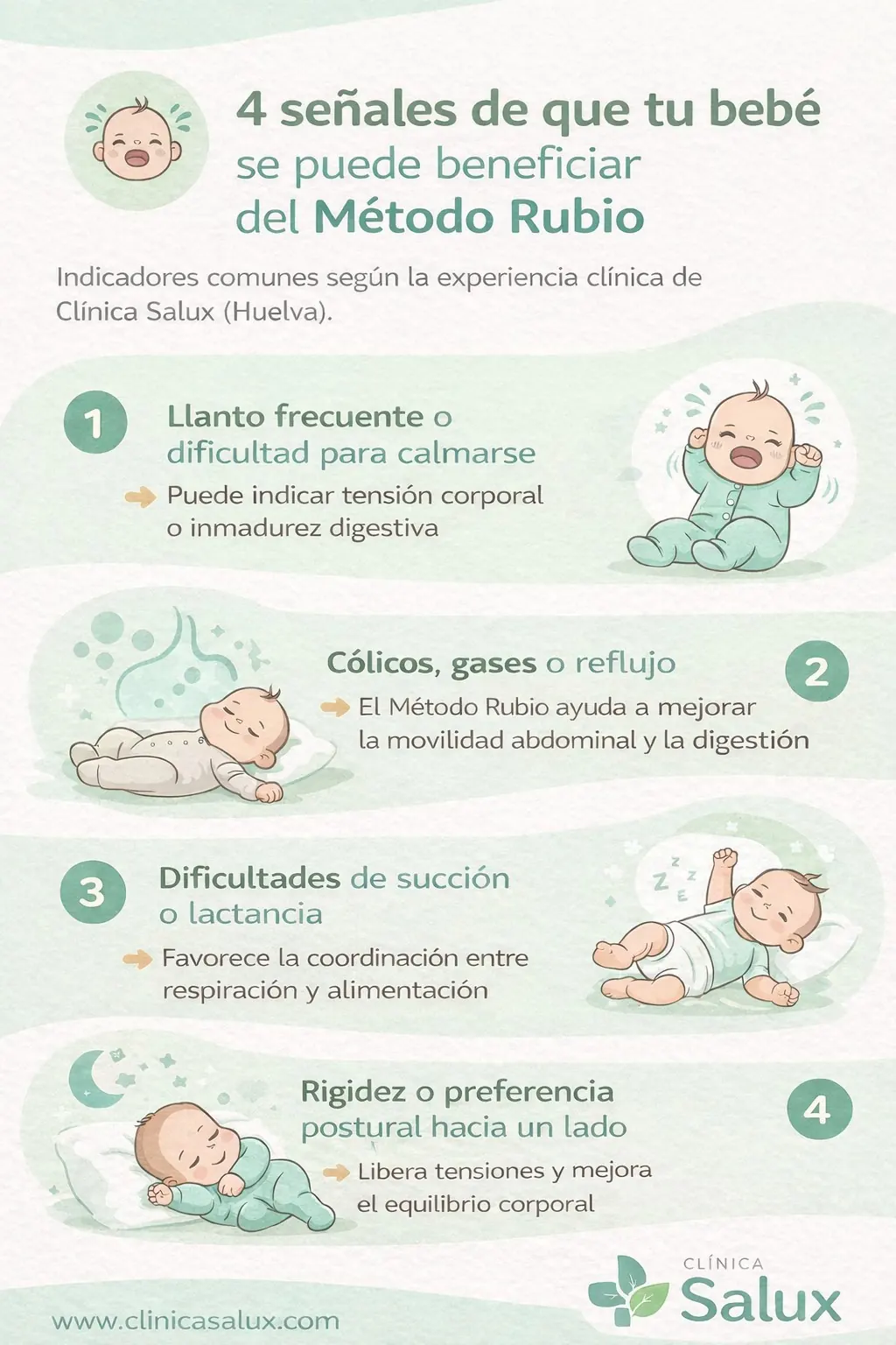 4 señales de que tu bebe necesita la aplicación del Método Rubio